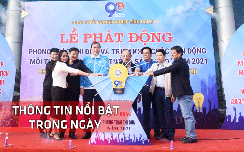 Nghệ An: Thông tin nổi bật ngày 24/1