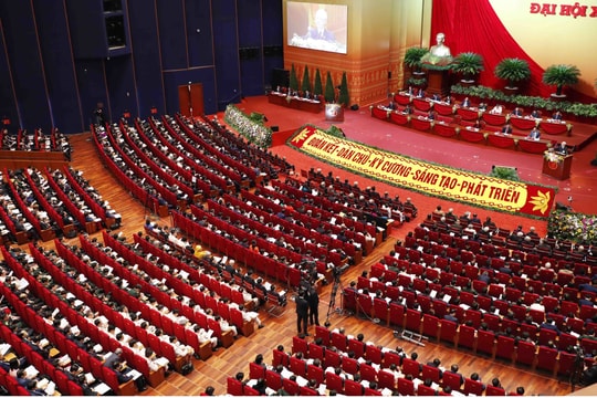 Ngày làm việc thứ ba của Đại hội XIII: Thảo luận Văn kiện đại hội