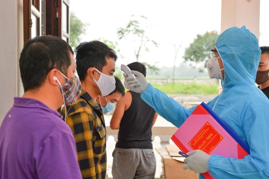 Nghệ An nhanh chóng cách ly 34 F2, F3 liên quan đến F1 từ Vân Đồn về Hà Tĩnh