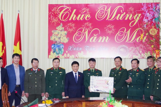 Đoàn đại biểu Quốc hội tỉnh Nghệ An thăm, tặng quà Tết các xã, đơn vị ở Đô Lương