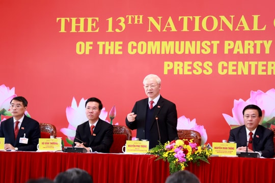 Tổng Bí thư, Chủ tịch nước Nguyễn Phú Trọng chủ trì họp báo về Đại hội XIII của Đảng