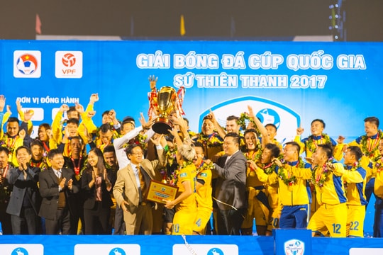 Giải bóng đá Cúp QG 2021: Sông Lam Nghệ An và Hà Nội cùng nhánh đấu