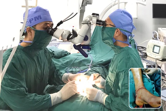 Người đàn ông 55 tuổi ở Nghệ An bị máy cắt cỏ cắt đứt cổ chân