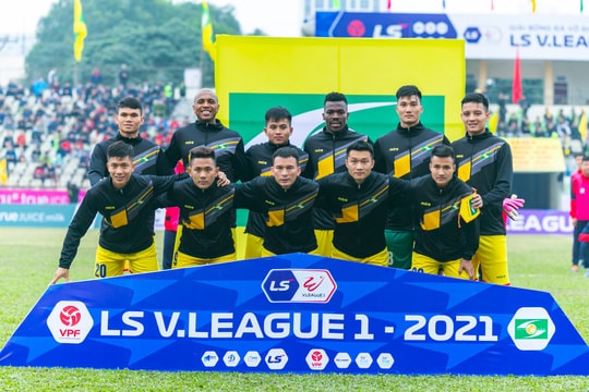 Sông Lam Nghệ An và Hà Nội được thưởng Tết Tân Sửu cao nhất V.League