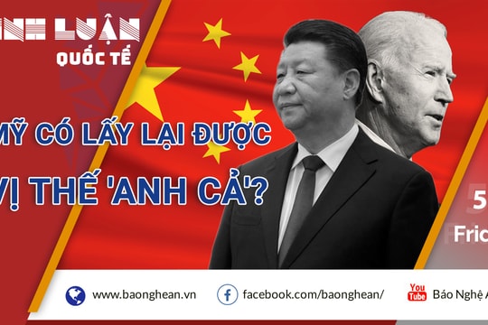 Vị thế 'anh cả' của Mỹ bị đe dọa bởi Trung Quốc 