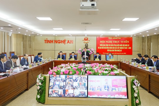 Nghệ An triển khai công tác bầu cử đại biểu Quốc hội khóa XV và đại biểu HĐND các cấp