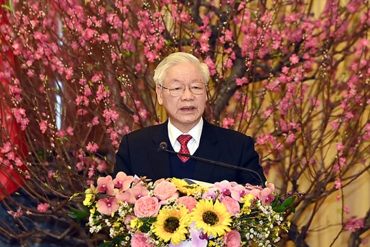 Toàn văn phát biểu của Tổng Bí thư, Chủ tịch nước Nguyễn Phú Trọng chúc Tết lãnh đạo và nguyên lãnh đạo Đảng, Nhà nước, MTTQ