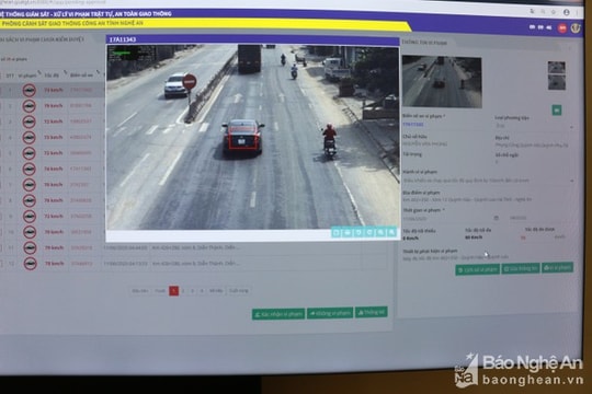 Nghệ An: Trên 300 trường hợp 'dính' phạt nguội trong 2 ngày đầu nghỉ Tết