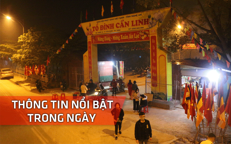 Nghệ An: Thông tin nổi bật ngày 12/2