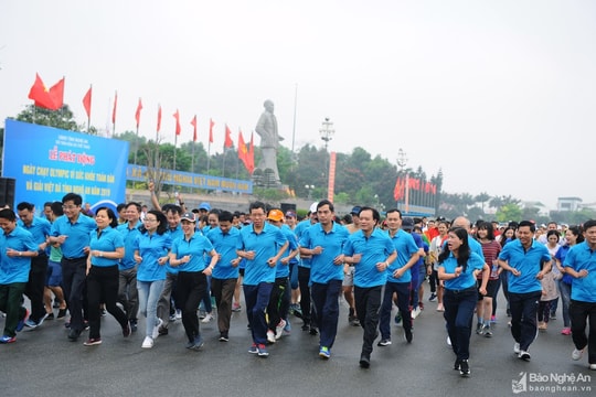 Nghệ An lên kế hoạch tổ chức Ngày chạy Olympic vì sức khỏe nhân dân năm 2021
