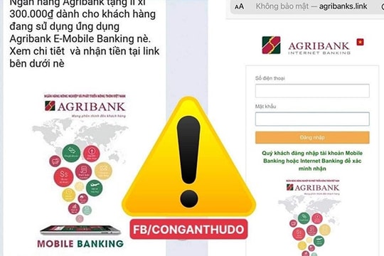 Thủ đoạn mạo danh ngân hàng 'tặng quà lì xì' năm mới