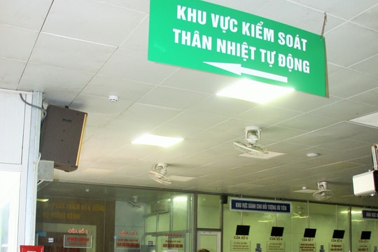 MobiFone Nghệ An hỗ trợ lắp đặt hệ thống tự động đo thân nhiệt tại Bệnh viện Đa khoa TP Vinh