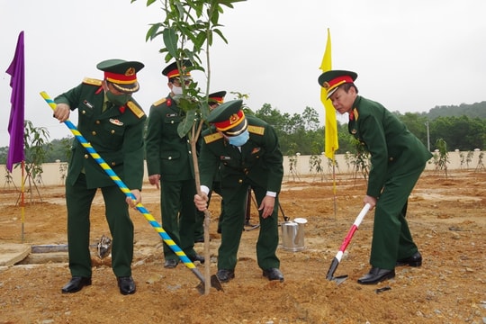 Bộ CHQS tỉnh phát động 'Tết trồng cây' 2021