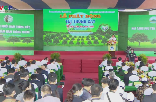 Thủ tướng Nguyễn Xuân Phúc phát động Tết trồng cây, trồng mới 1 tỷ cây xanh