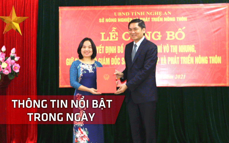 Nghệ An: Thông tin nổi bật ngày 22/2