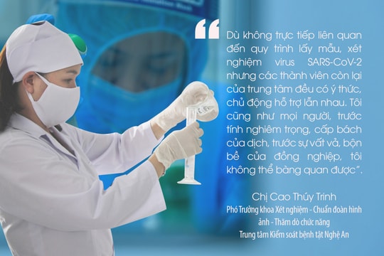 Những cống hiến lặng lẽ trong trận chiến phòng, chống Covid -19