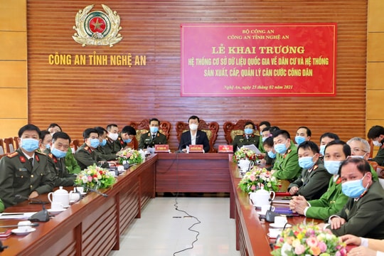 Khai trương hệ thống Cơ sở dữ liệu Quốc gia về dân cư và Căn cước công dân