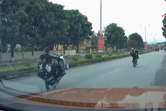 Nghệ An: Triệu tập thanh niên bốc đầu xe trên Quốc lộ 7