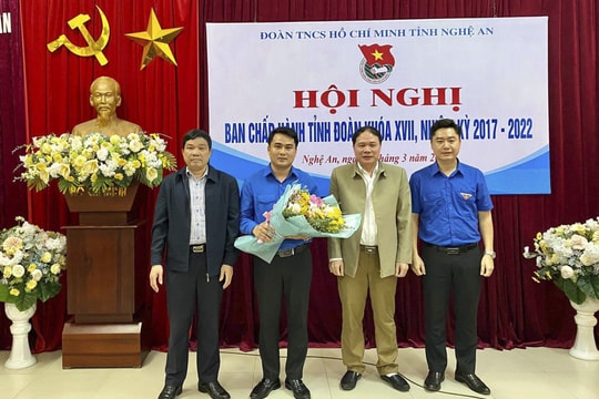 Tỉnh đoàn Nghệ An có tân Phó Bí thư