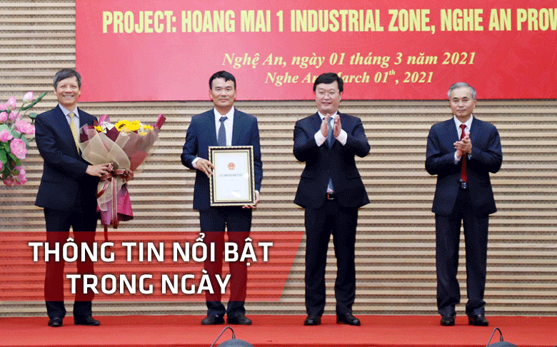 Nghệ An: Thông tin nổi bật ngày 1/3