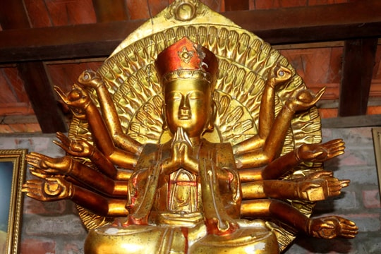 Chiêm ngưỡng pho tượng cổ 'Thiên thủ thiên nhãn' độc đáo ở Nghệ An