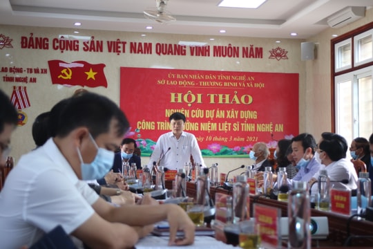 Hội thảo khoa học về công trình tưởng niệm liệt sỹ Nghệ An