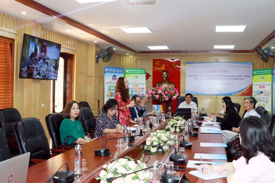 Nghệ An tổ chức hội thảo giới thiệu về sách giáo khoa mới