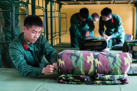 Một ngày trong quân ngũ của các tân binh