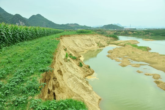 Khai thác cát làm mất đất sản xuất ở Tân Kỳ 