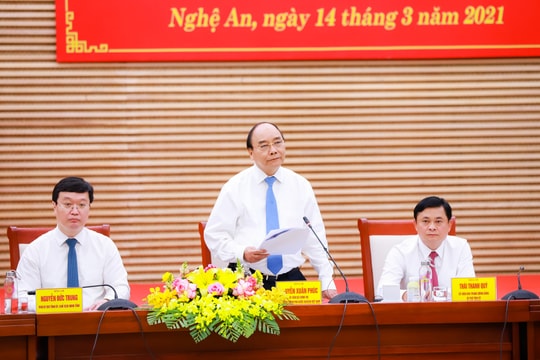 'Chính phủ sẵn sàng vận dụng cơ chế đổi mới sáng tạo cho Nghệ An phát triển'