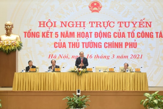 Thủ tướng Chính phủ: Tổ công tác không được say mê với thành tích, hành động quyết liệt hơn nữa