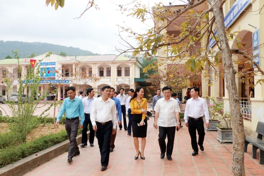 Quy hoạch lại mạng lưới trường lớp để triển khai chương trình phổ thông mới tại Tương Dương