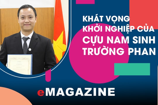 Khát vọng khởi nghiệp của cựu nam sinh trường Phan