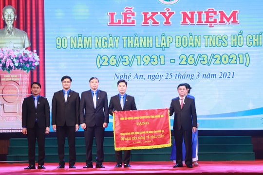 Nghệ An: Trọng thể Lễ kỷ niệm 90 năm ngày thành lập Đoàn TNCS Hồ Chí Minh