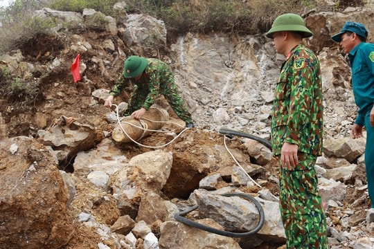 Hủy thành công quả bom còn nguyên kíp nổ