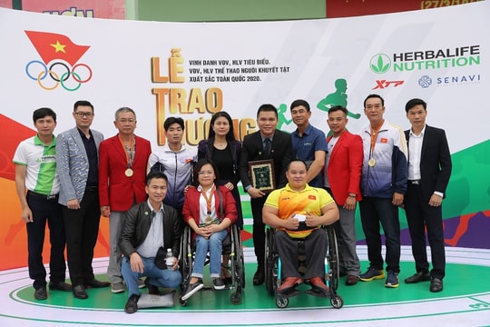 Herbalife Việt Nam đồng hành cùng Tổng Cục Thể dục, thể thao vinh danh VĐV, HLV tiêu biểu 