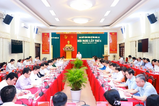 Ban Chấp hành Đảng bộ tỉnh Nghệ An khóa XIX cho ý kiến về việc triển khai công tác bầu cử