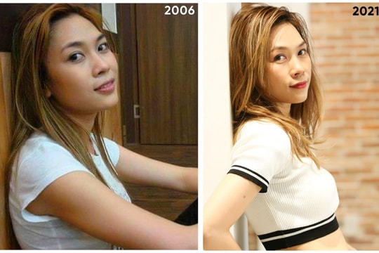Mỹ Tâm gây ‘bão’ với hình ảnh 15 năm trước và hiện tại 