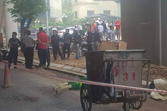Nữ công nhân môi trường bị sát hại bằng gạch lát vỉa hè