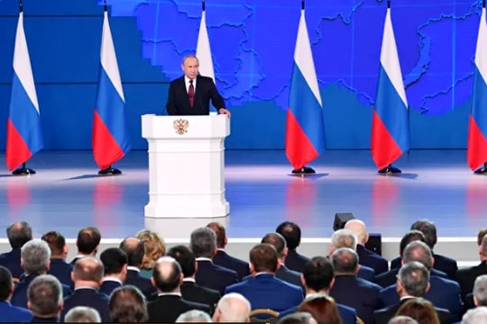 Công bố ngày Putin đọc thông điệp gửi Quốc hội Liên bang