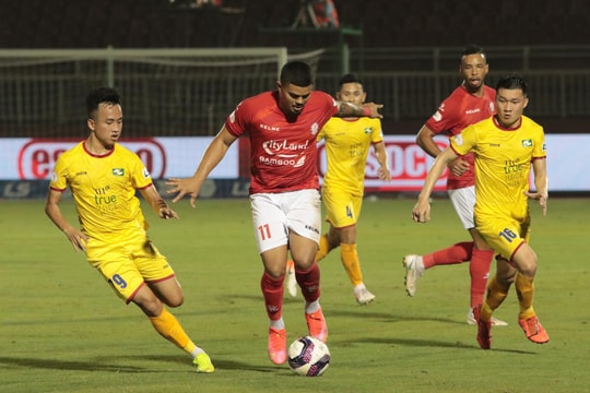 Sông Lam Nghệ An thua tan tác trước CLB TP. Hồ Chí Minh