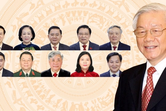 [Infographics] Danh sách Ban Bí thư Trung ương Đảng khóa XIII