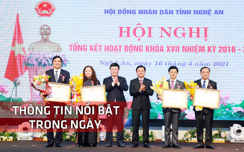 Nghệ An: Thông tin nổi bật ngày 16/4