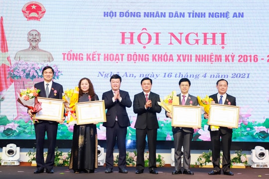HĐND tỉnh Nghệ An tổng kết hoạt động khóa XVII, nhiệm kỳ  2016 - 2021