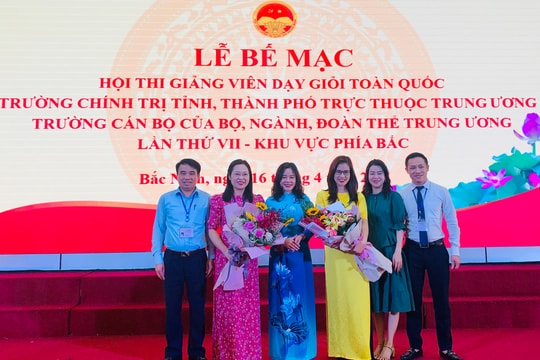 Giảng viên Trường Chính trị tỉnh Nghệ An đạt danh hiệu cao tại Hội thi giảng viên dạy giỏi toàn quốc