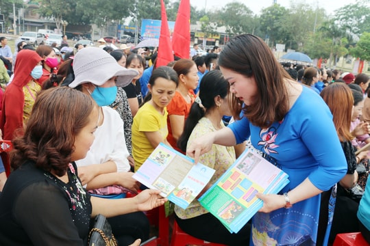 Hiệu quả lồng ghép truyền thông dân số ở Nghệ An