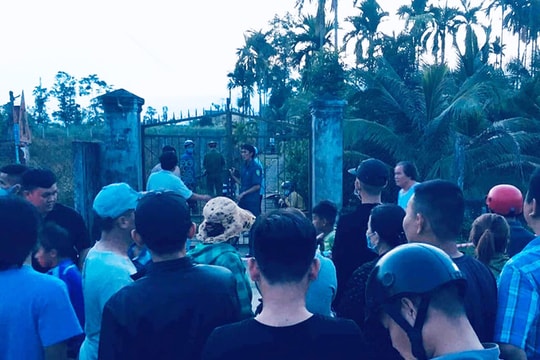 Nguyên trưởng công an huyện bị chém tử vong