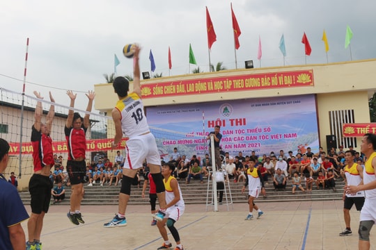 Gần 400 vận động viên tham gia Hội thi Thể thao các dân tộc thiểu số tỉnh Nghệ An