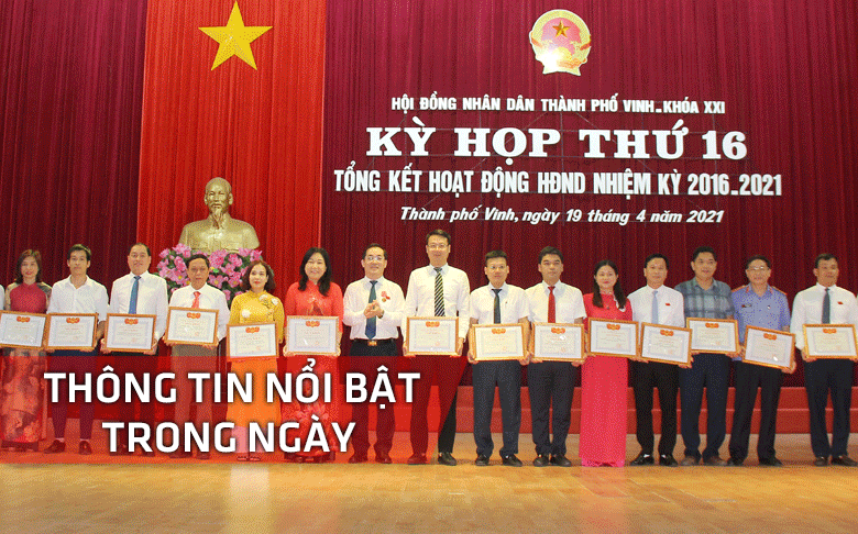 Nghệ An: Thông tin nổi bật ngày 19/4