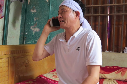 Xúc động chuyến bay của người bố mong kịp về nhìn con gái lần cuối ở Nghệ An